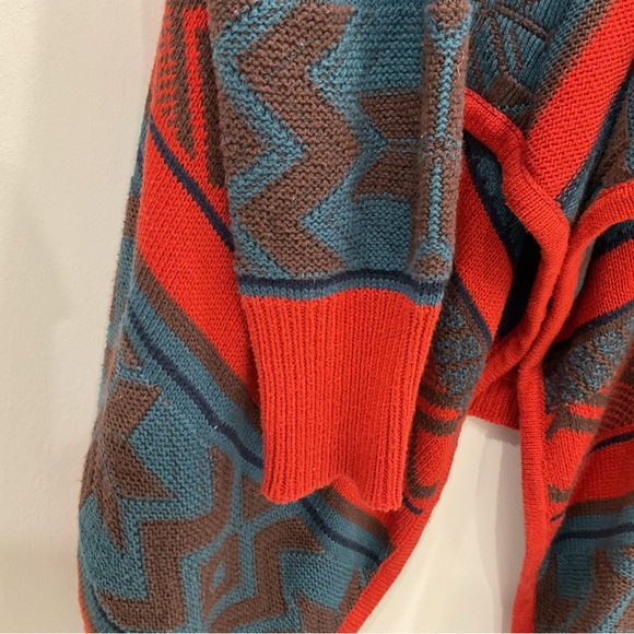 🔴BLU PEPPER TRIBAL OPEN FRONT SWEATER CARDIGAN🔴 - Picture 7 of 9